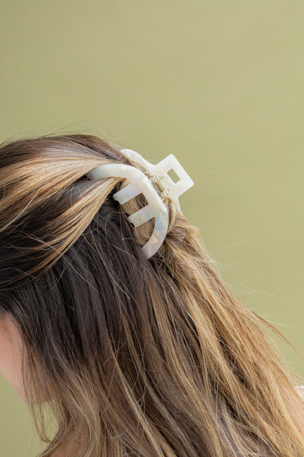 Hair Clip Blanca