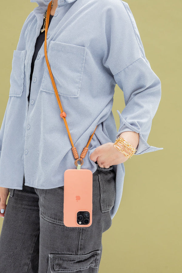 Strap Celular Mostaza