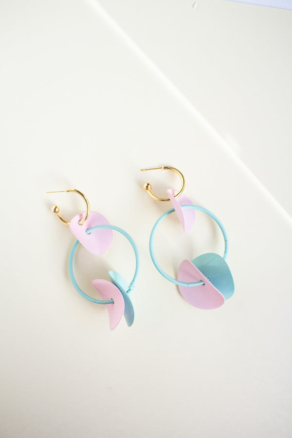 Aretes Aros Pastel