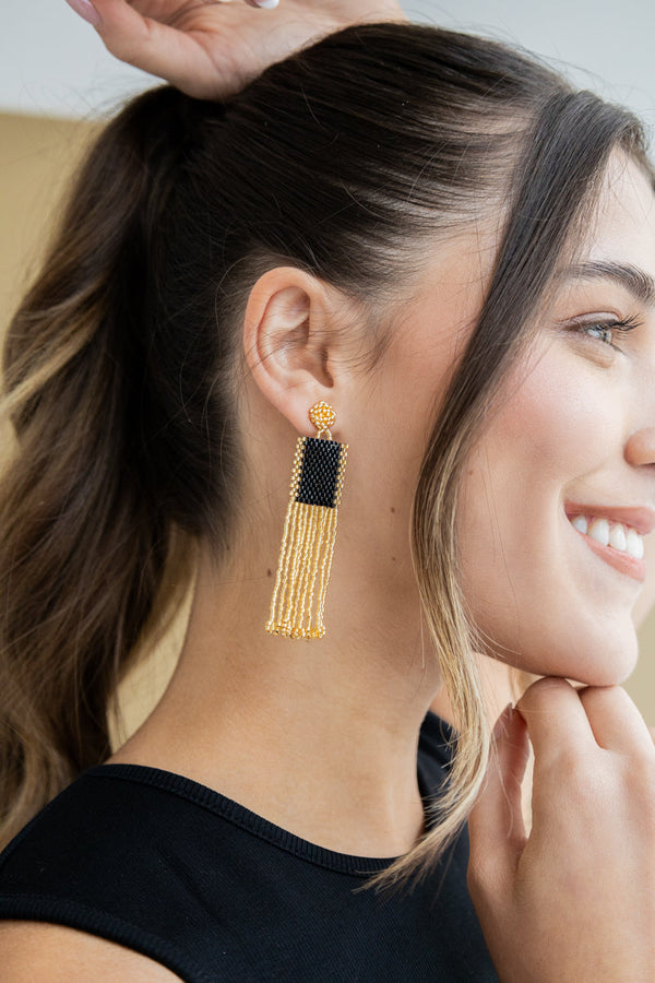 Aretes Miyuki Flecos