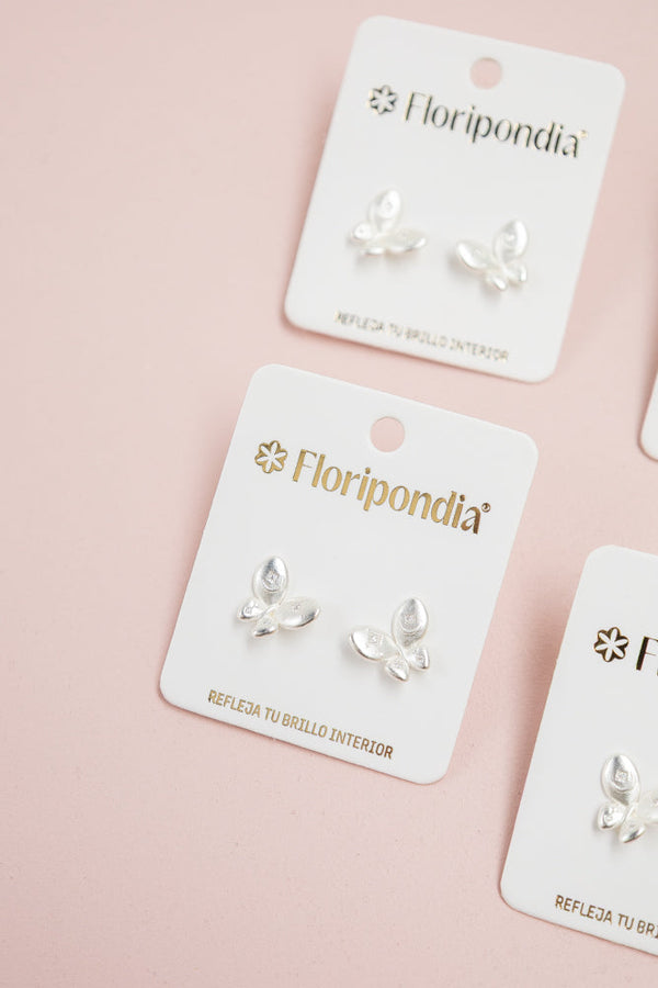 Aretes Plateadas Alas