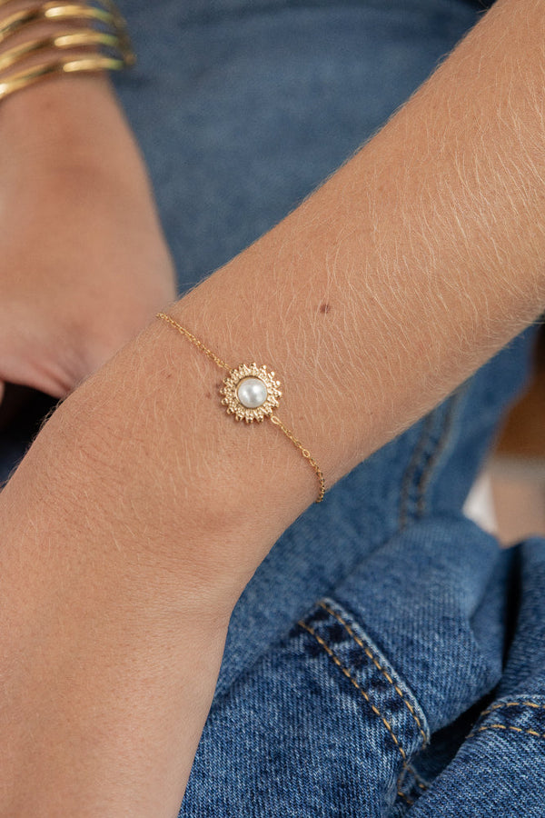 Pulsera Sol Perlado
